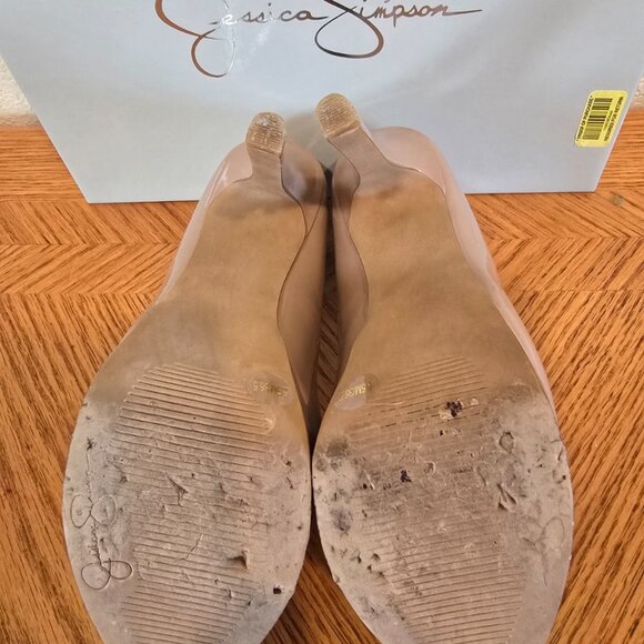 Jessica Simpson Waleo High Heels Platform Stiletto Nude - Picture 9 of 11